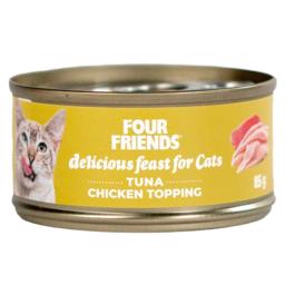 Four Friends Vådfoder Til Kat med Tun & Kylling 85g